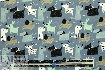 Dutch digital 'canine collection' knit Oeko-Tex certified .8 yds