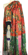 Dutch digital 'decorative arts' cotton/spandex knit panel