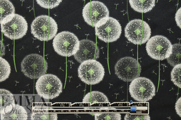 Dutch digital 'dandelion love' knit Oeko-Tex certified .75 yds