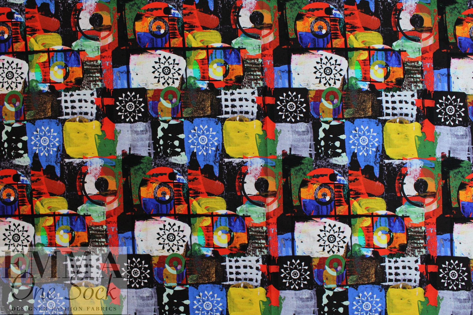 Dutch digital deco-stamps knit Oeko-Tex certified .875 yds