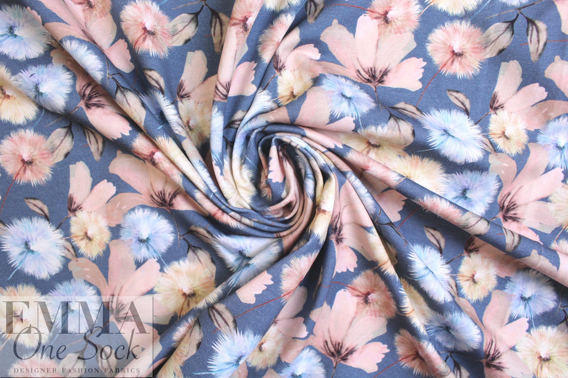 Dutch digital 'arboretum' knit Oeko-Tex certified .5 yds