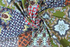 Dutch digital 'deco patchwork' knit Oeko-Tex certified 1.25 yds