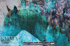Dutch digital 'wild horses' French terry Oeko-Tex certified panel