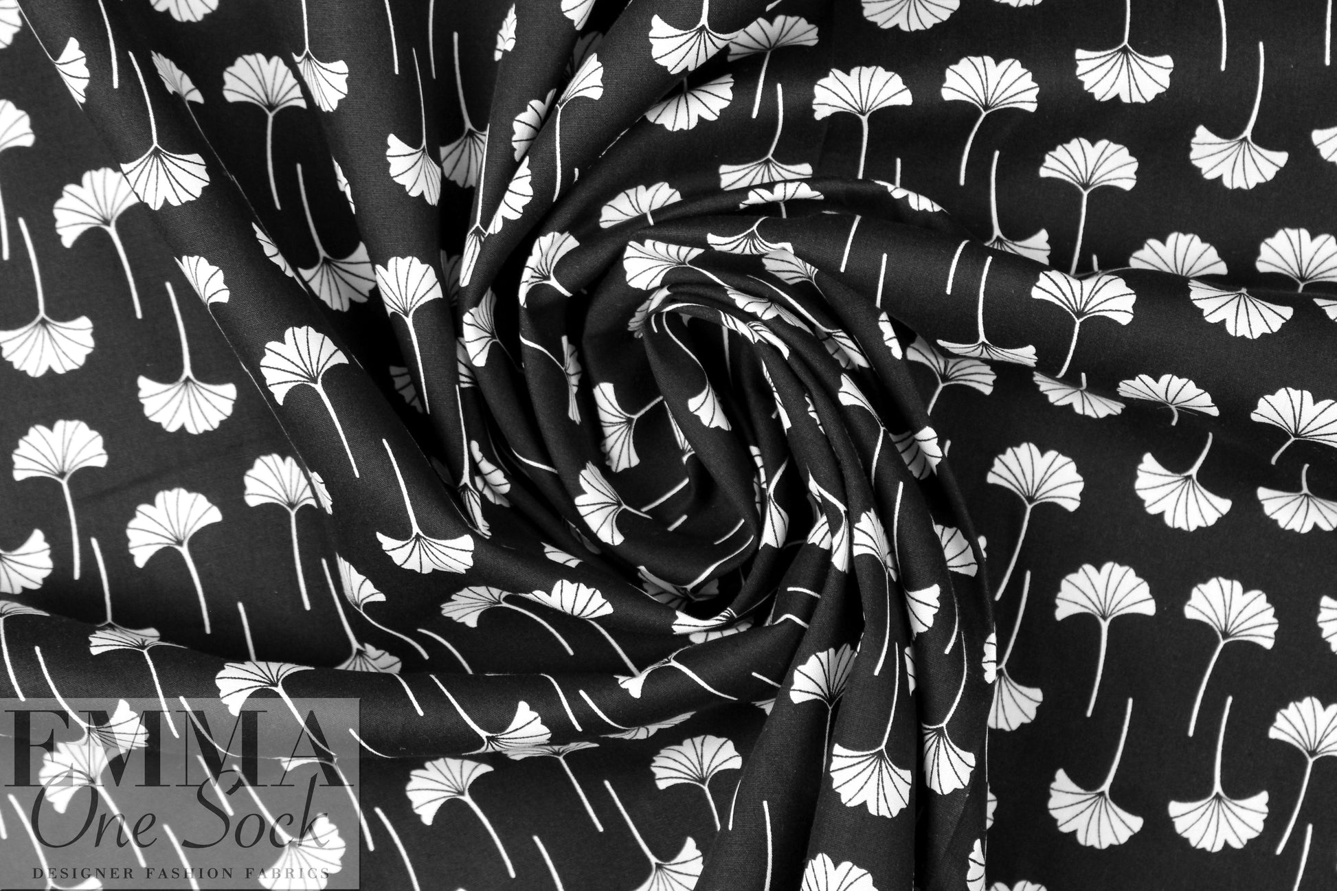 Dutch Oeko-Tex cotton poplin - ginkgo