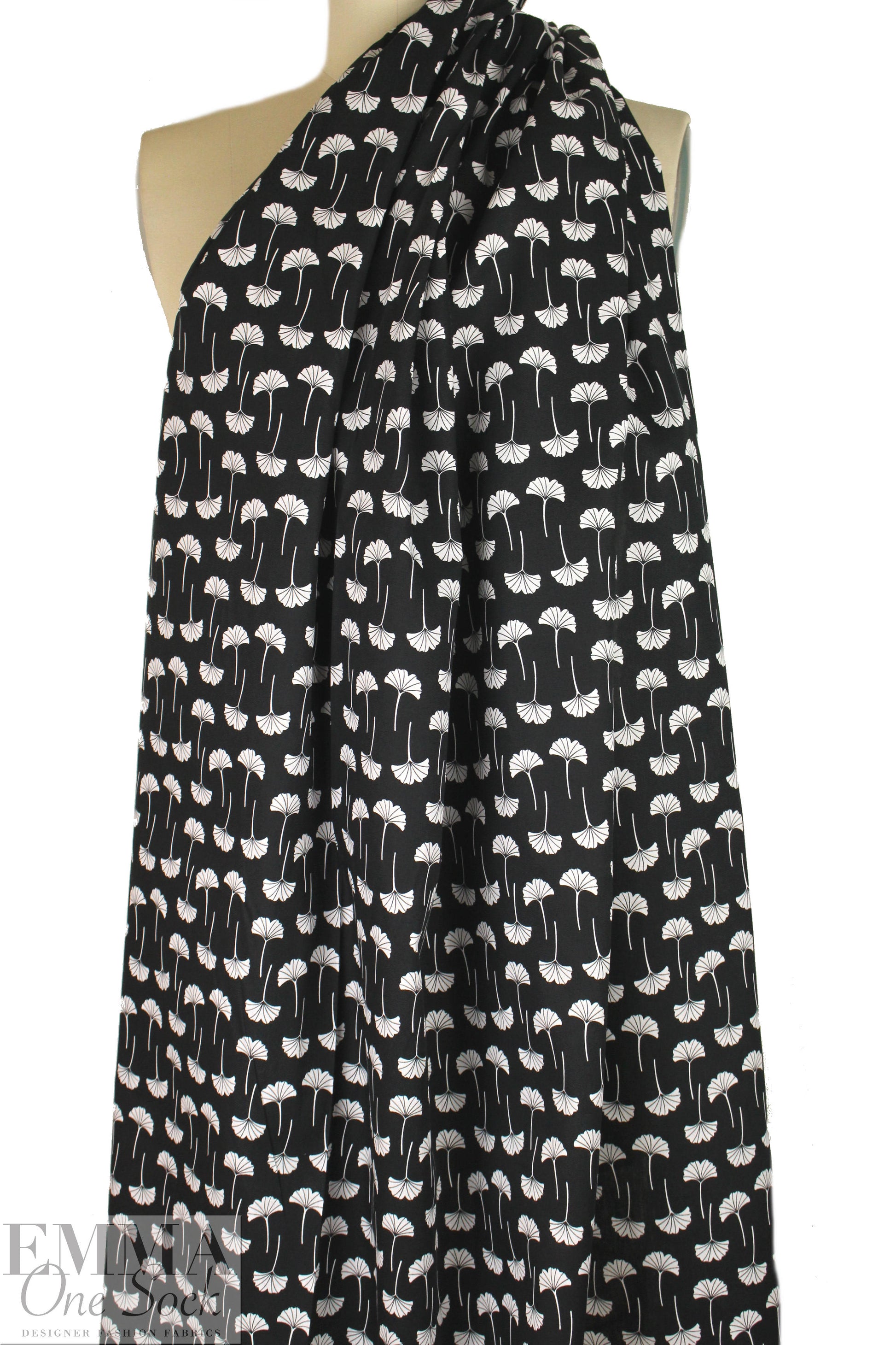 Dutch Oeko-Tex cotton poplin - ginkgo