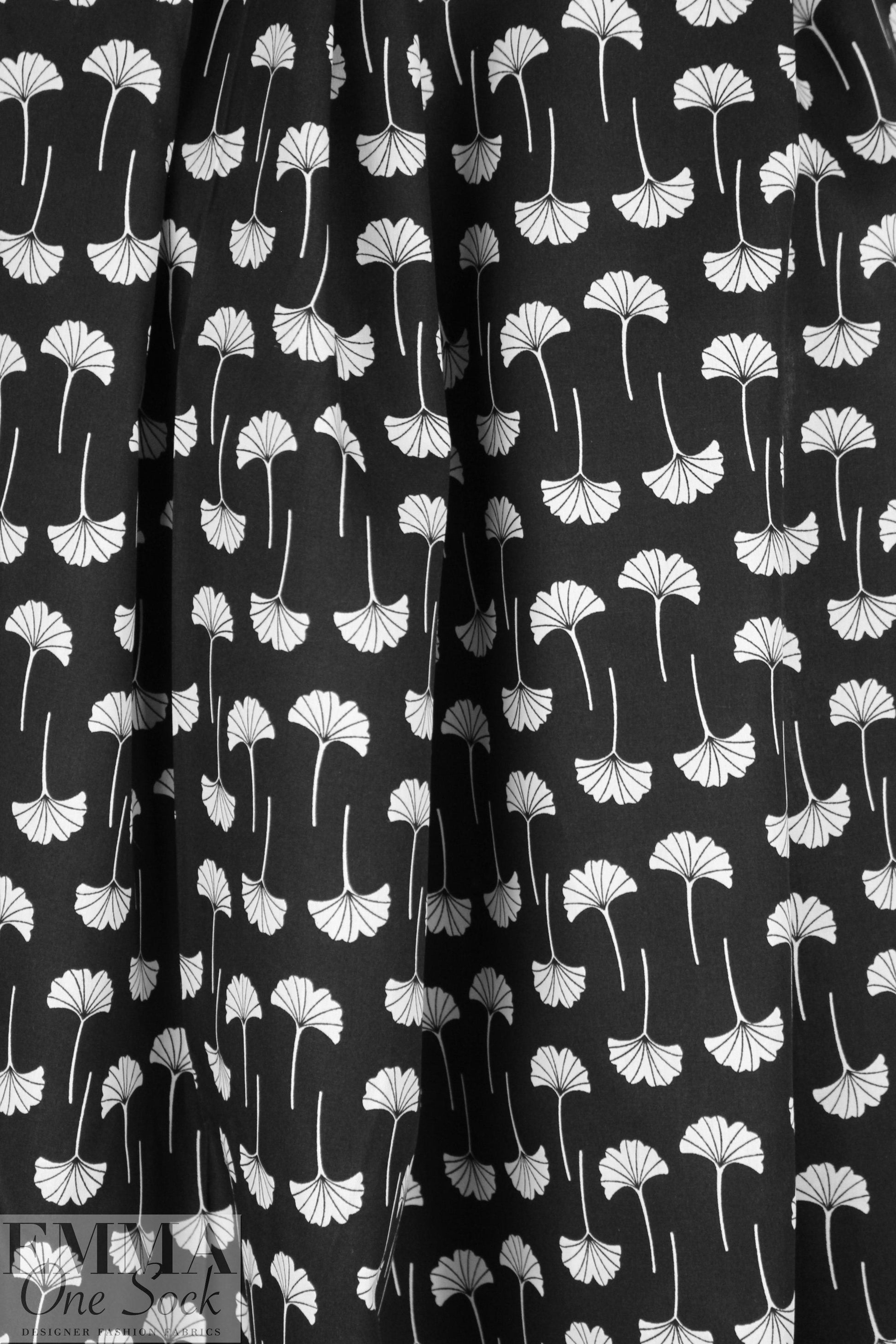 Dutch Oeko-Tex cotton poplin - ginkgo
