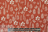 Dutch Oeko-Tex cotton poplin - rust decoflor 2 yd