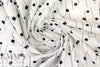 Dutch Oeko-Tex cotton poplin - lines and dots 1.75 yds