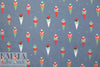 Dutch Oeko-Tex cotton poplin - yummy treats 1.66 yd