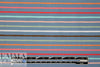 Dutch Oeko-Tex cotton poplin - colorful stripes 1.375 yd