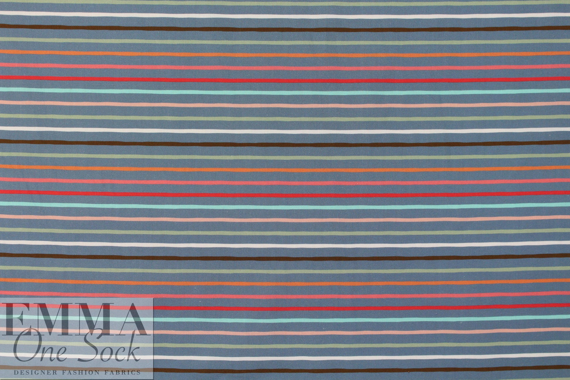 Dutch Oeko-Tex cotton poplin - colorful stripes
