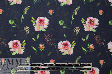 Dutch Oeko-Tex cotton poplin - roses