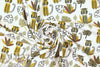 Dutch digital 'kid safari 1' knit Oeko-Tex cert. - mustard 1 yard