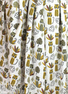 Dutch digital 'kid safari 1' knit Oeko-Tex cert. - mustard