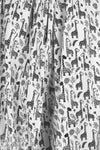 Dutch digital giraffes knit Oeko-Tex cert. - black/white