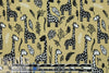 Dutch digital giraffes knit Oeko-Tex cert. - khaki