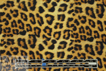 Dutch digital 'leopard' knit Oeko-Tex cert.  1.25 yds