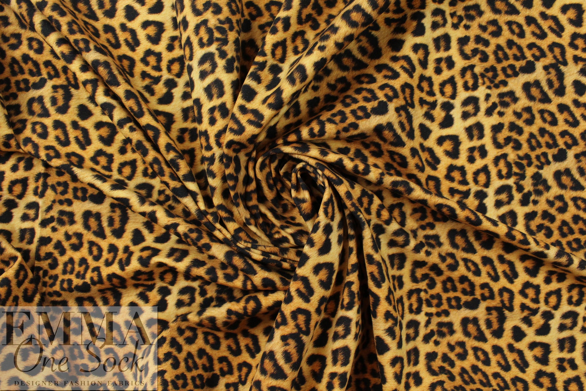 Dutch digital 'leopard' knit Oeko-Tex cert.