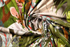 Dutch digital 'aviary paradise' knit Oeko-Tex certified panel
