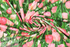 Dutch digital 'tulip season' knit Oeko-Tex cert.  .5 yds