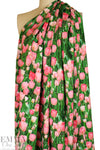Dutch digital 'tulip season' knit Oeko-Tex cert.  1.125 yds