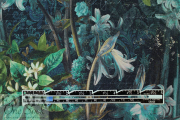 Dutch digital 'night garden' Fr. terry Oeko-Tex certified 1.125 yds