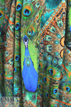 Dutch digital 'peacock' Fr. terry Oeko-Tex certified 1.75 yds