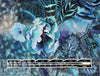 Dutch digital 'blue rose odyssey' cotton knit Oeko-Tex cert. 1.75 yds