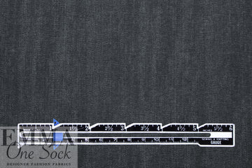 Dutch digital 'dark denim look' cotton knit Oeko-Tex cert. 1.25 yds