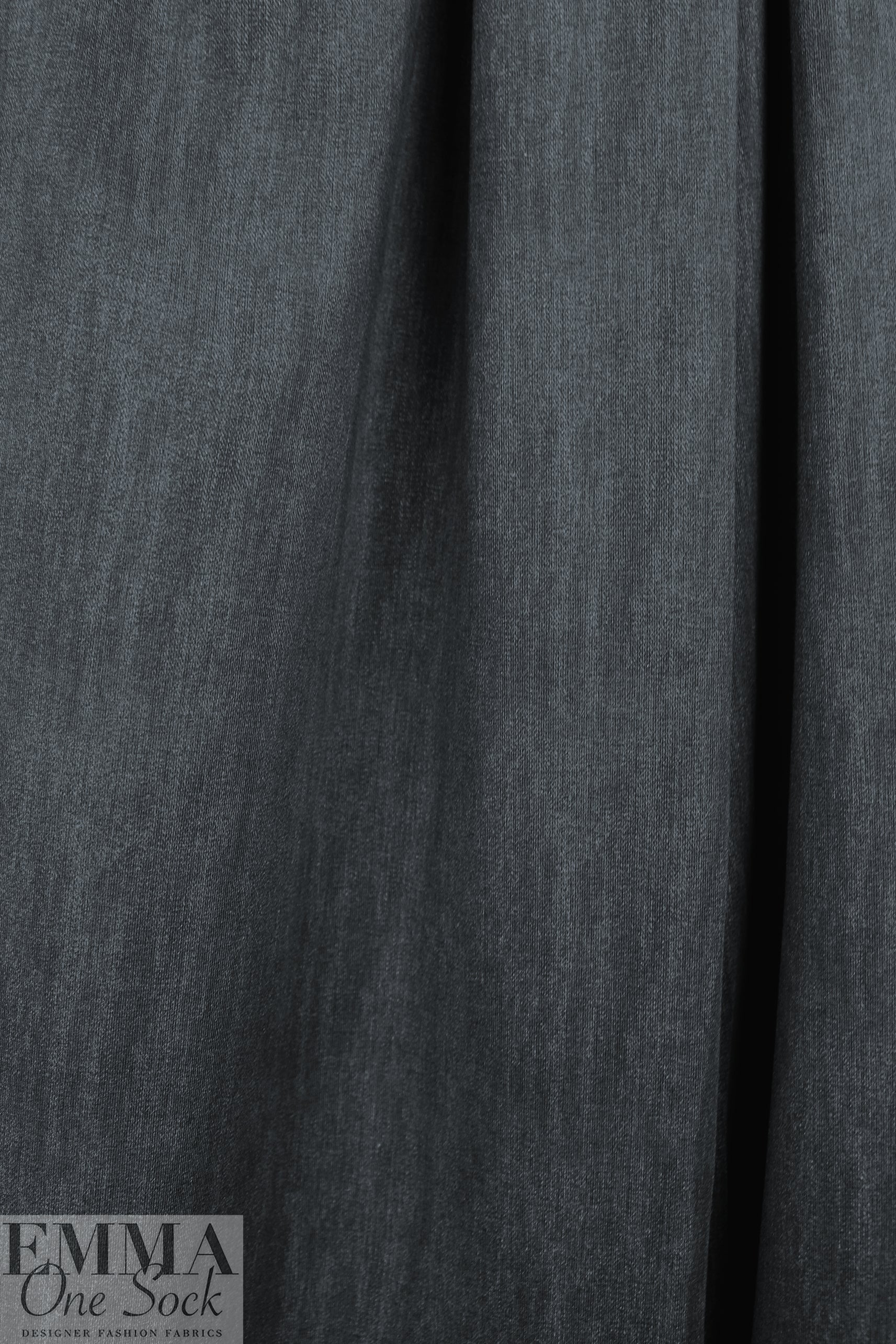 Dutch digital 'dark denim look' cotton knit Oeko-Tex cert. 1.25 yds