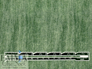 Dutch digital 'green denim look' cotton knit Oeko-Tex cert. .5 yds
