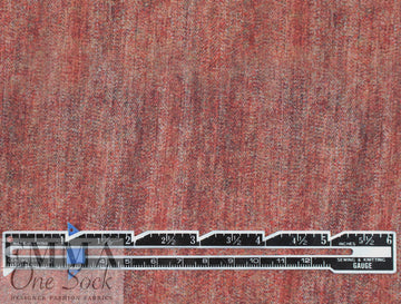 Dutch digital 'brick denim look' cotton knit Oeko-Tex cert. 1.75 yds
