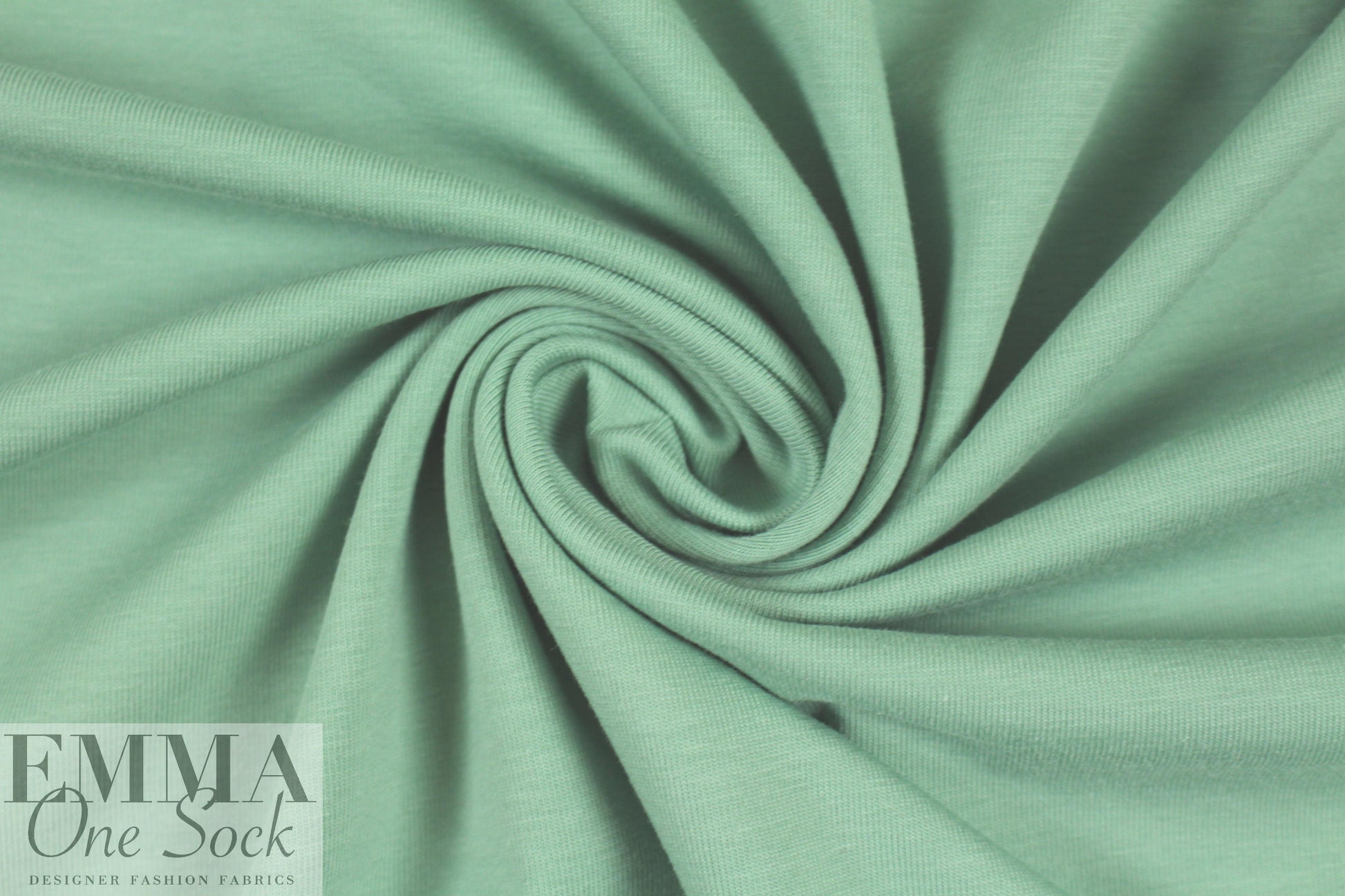 Dutch 240 gms cotton/lycra knit - cool sage