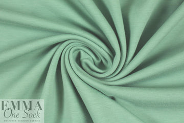Dutch 220 gms cotton/spandex knit - cool sage 1 yard