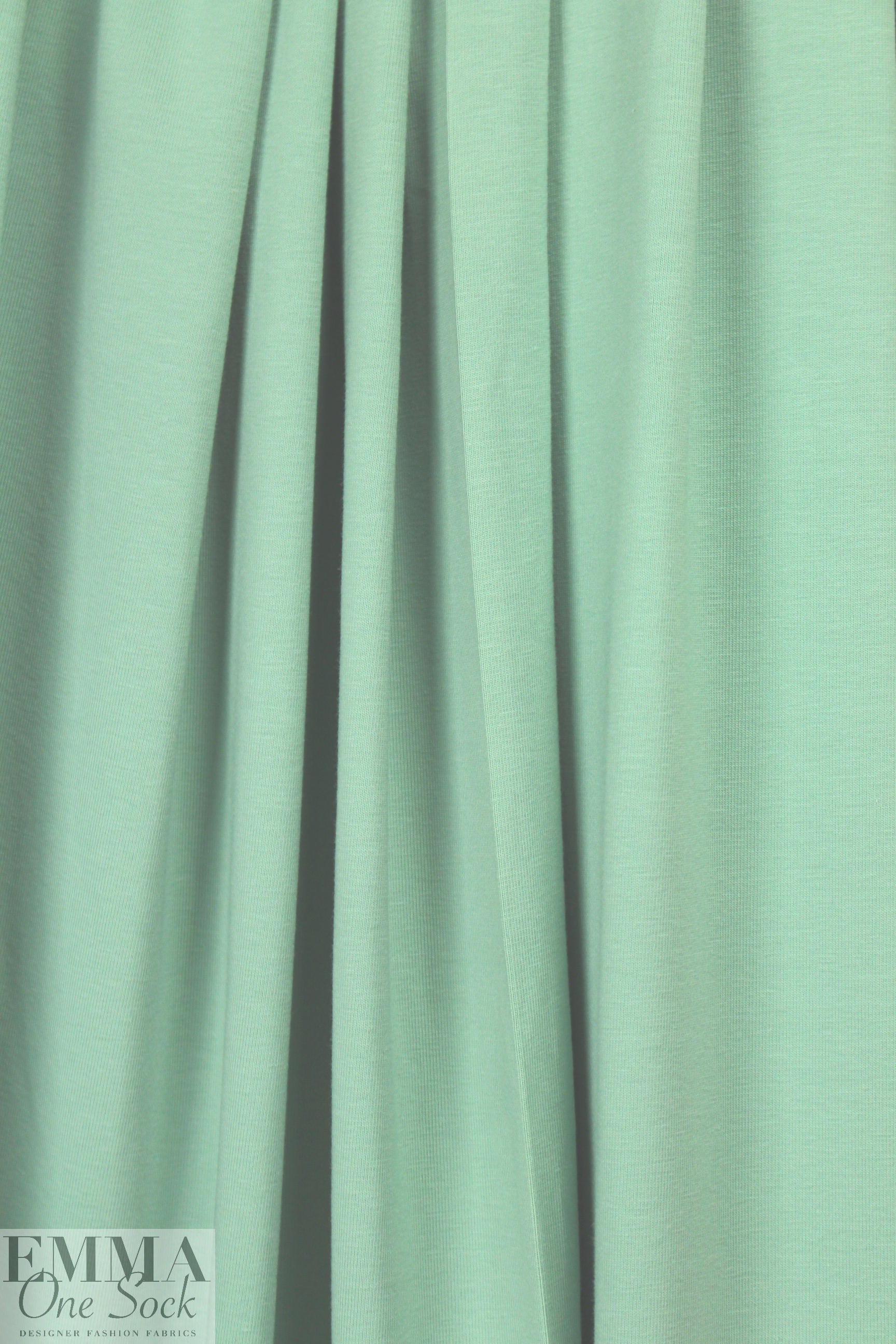 Dutch 240 gms cotton/lycra knit - cool sage 1.375 yds