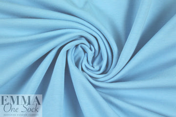 Dutch 220 gms cotton/spandex knit - light blue 1.125 yds