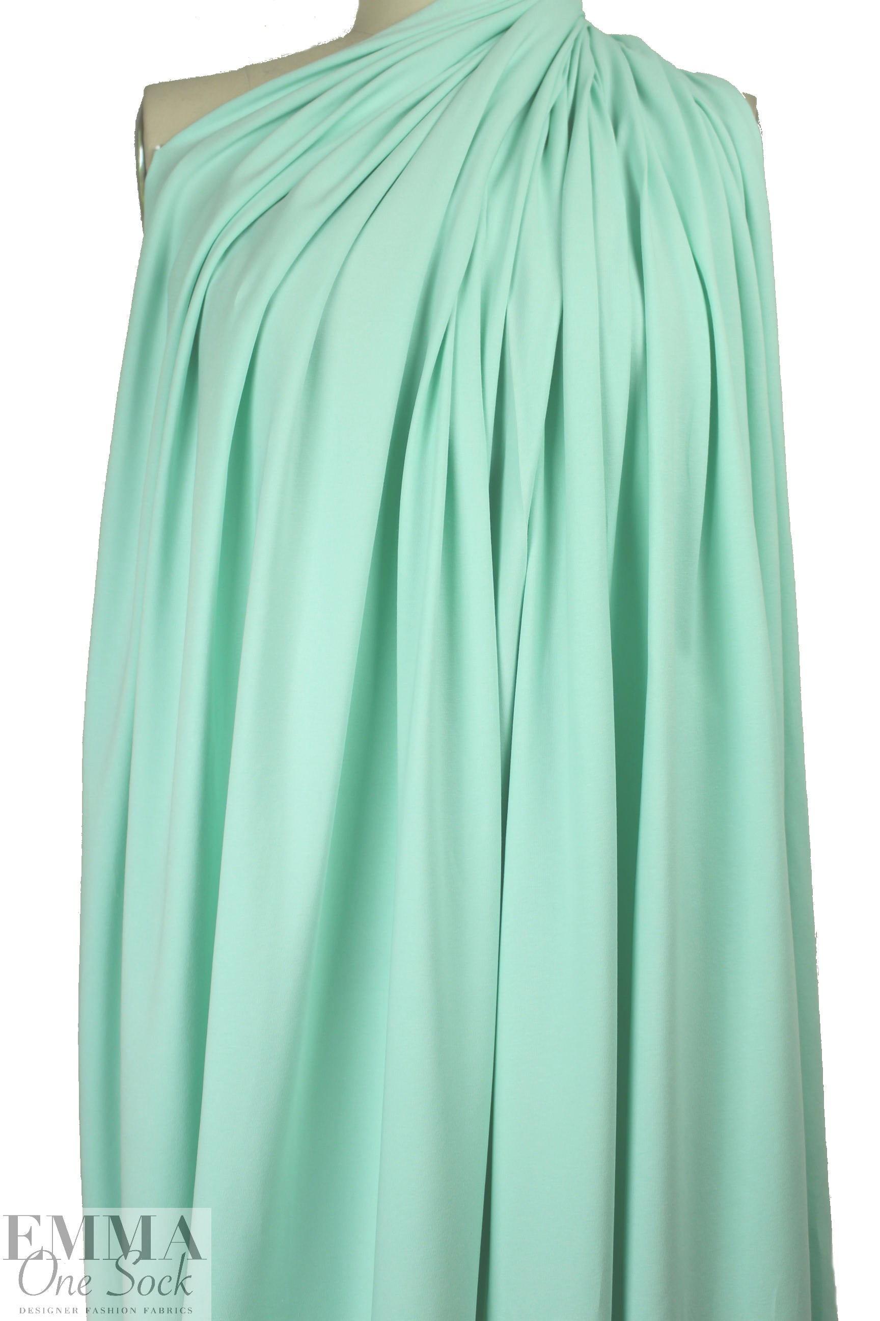 Dutch 220 gms cotton/lycra knit - mint 1.375 yd