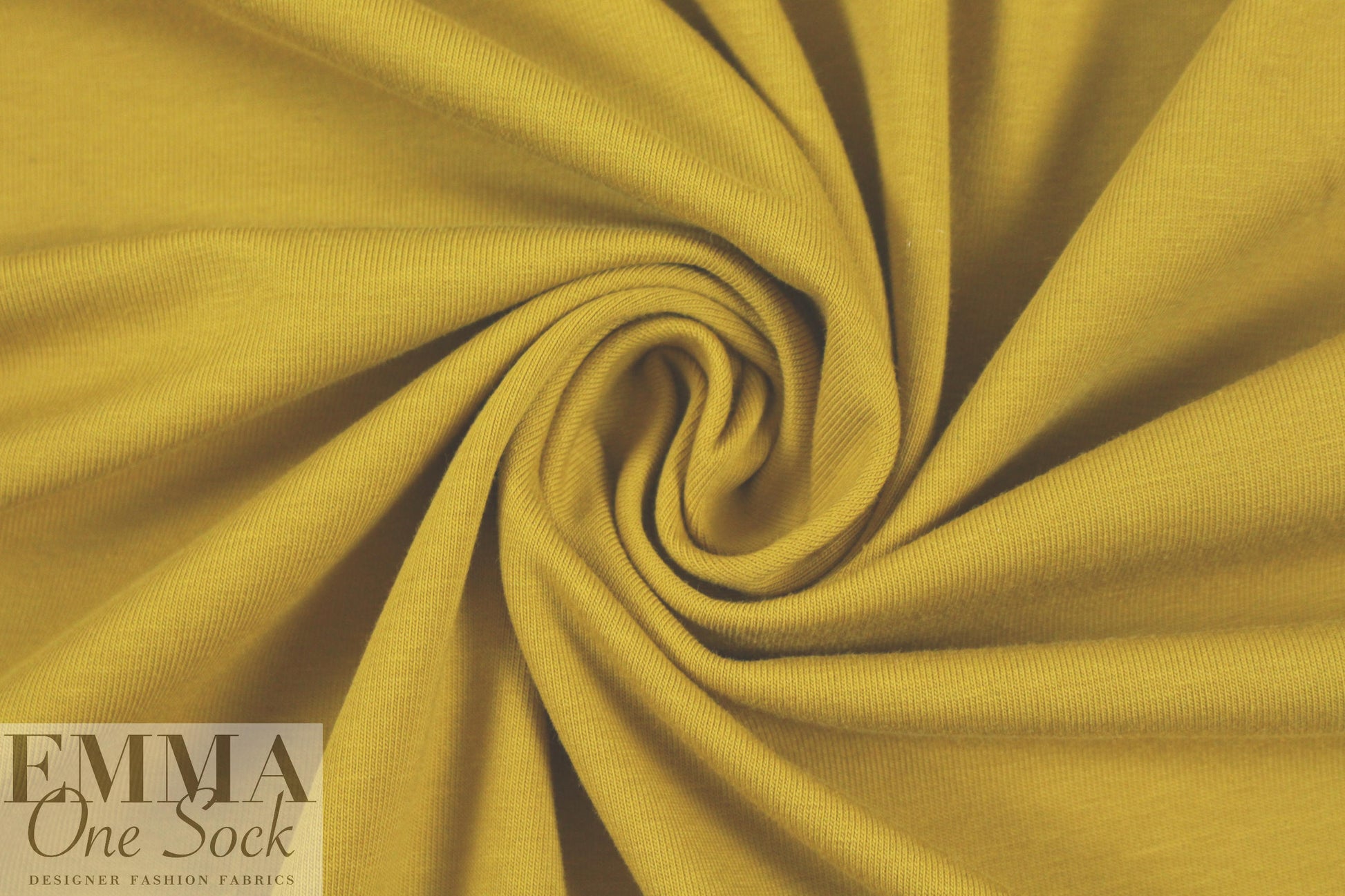 Dutch 220 gms cotton/lycra knit - mustard 1.25 yd