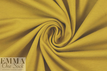 Dutch 220 gms cotton/spandex knit - mustard 1.125 yds