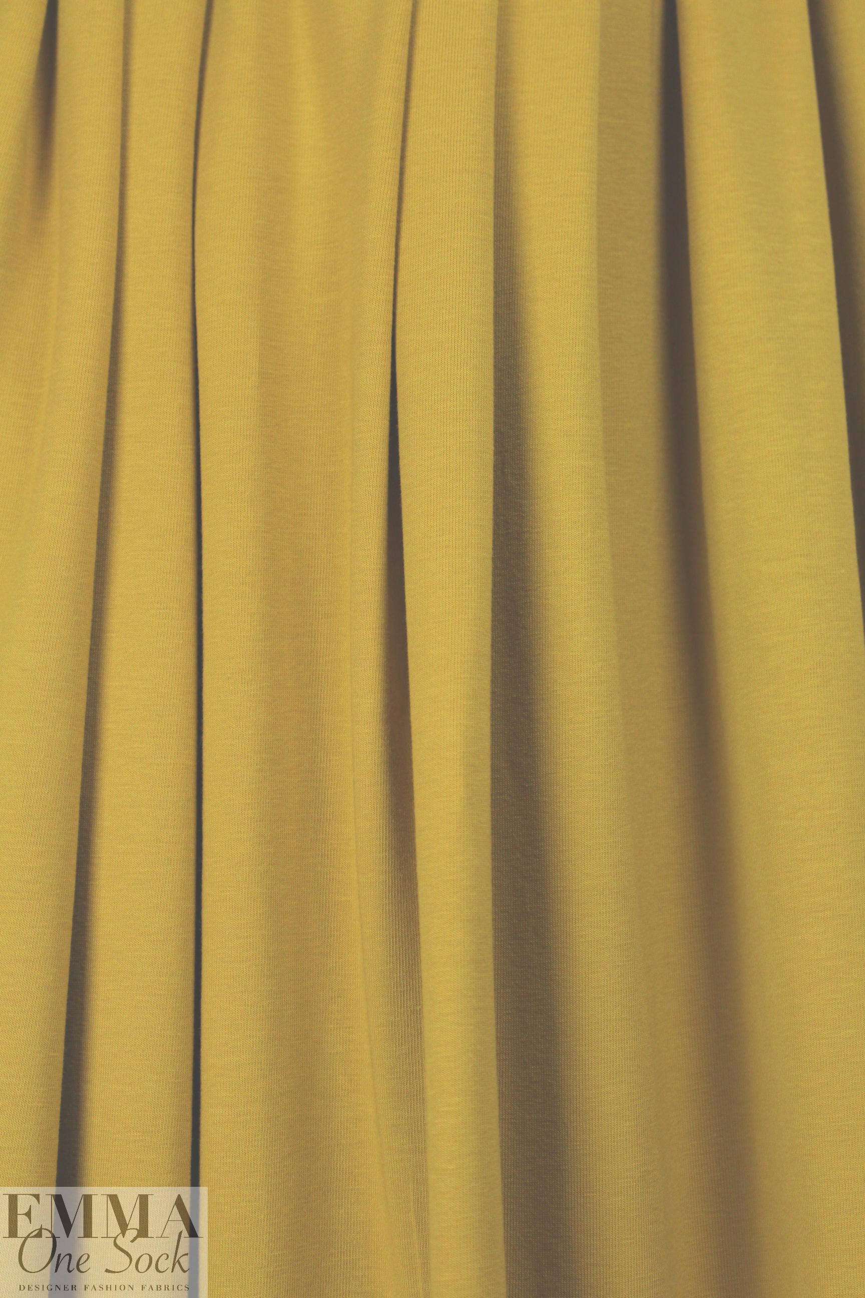 Dutch 220 gms cotton/lycra knit - mustard 1.375 yds