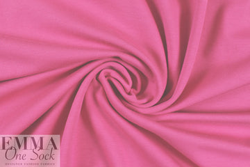 Dutch 220 gms cotton/spandex knit - pink rose .75 yds