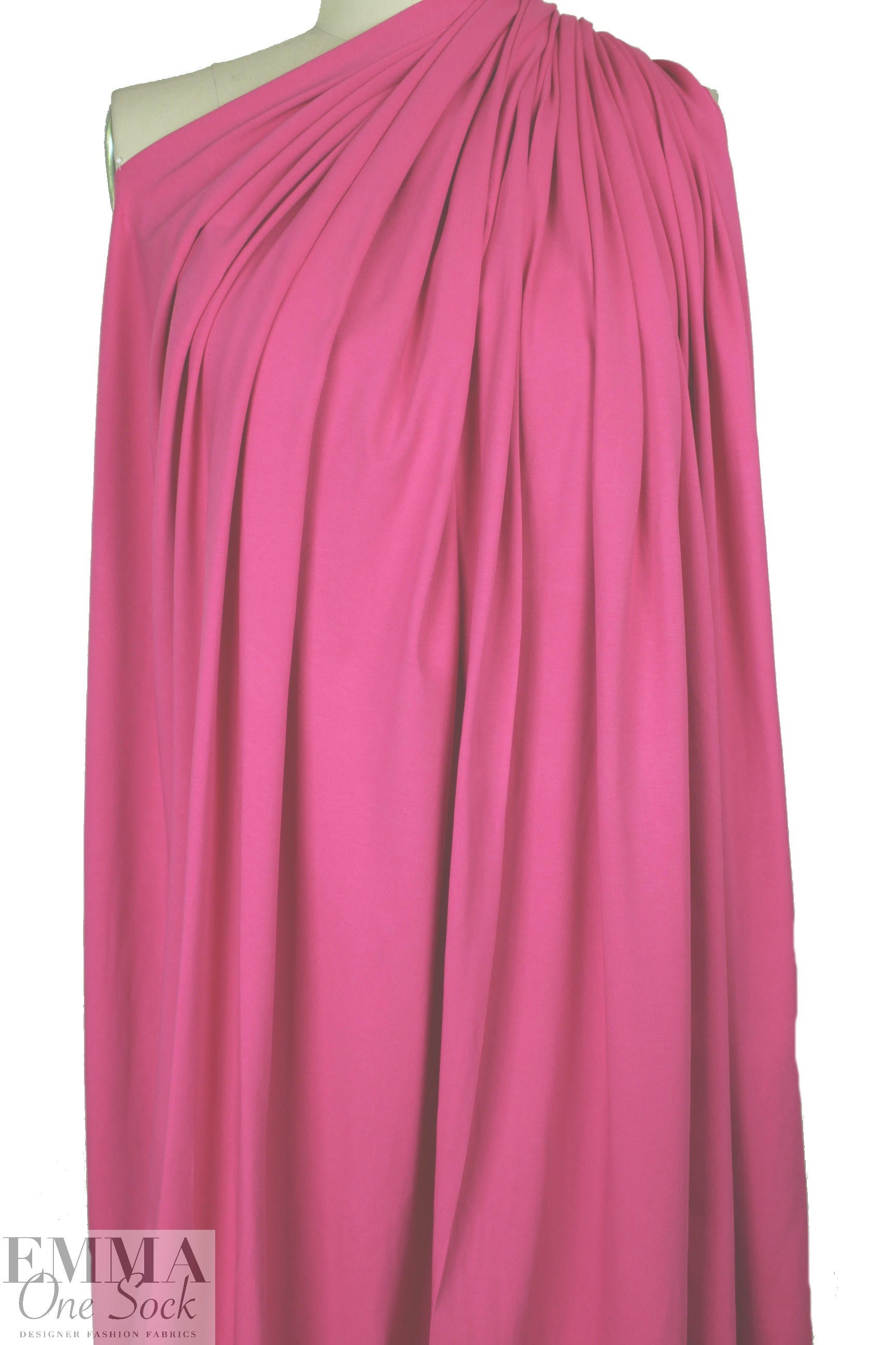 Dutch 220 gms cotton/spandex knit - pink rose 1 yard