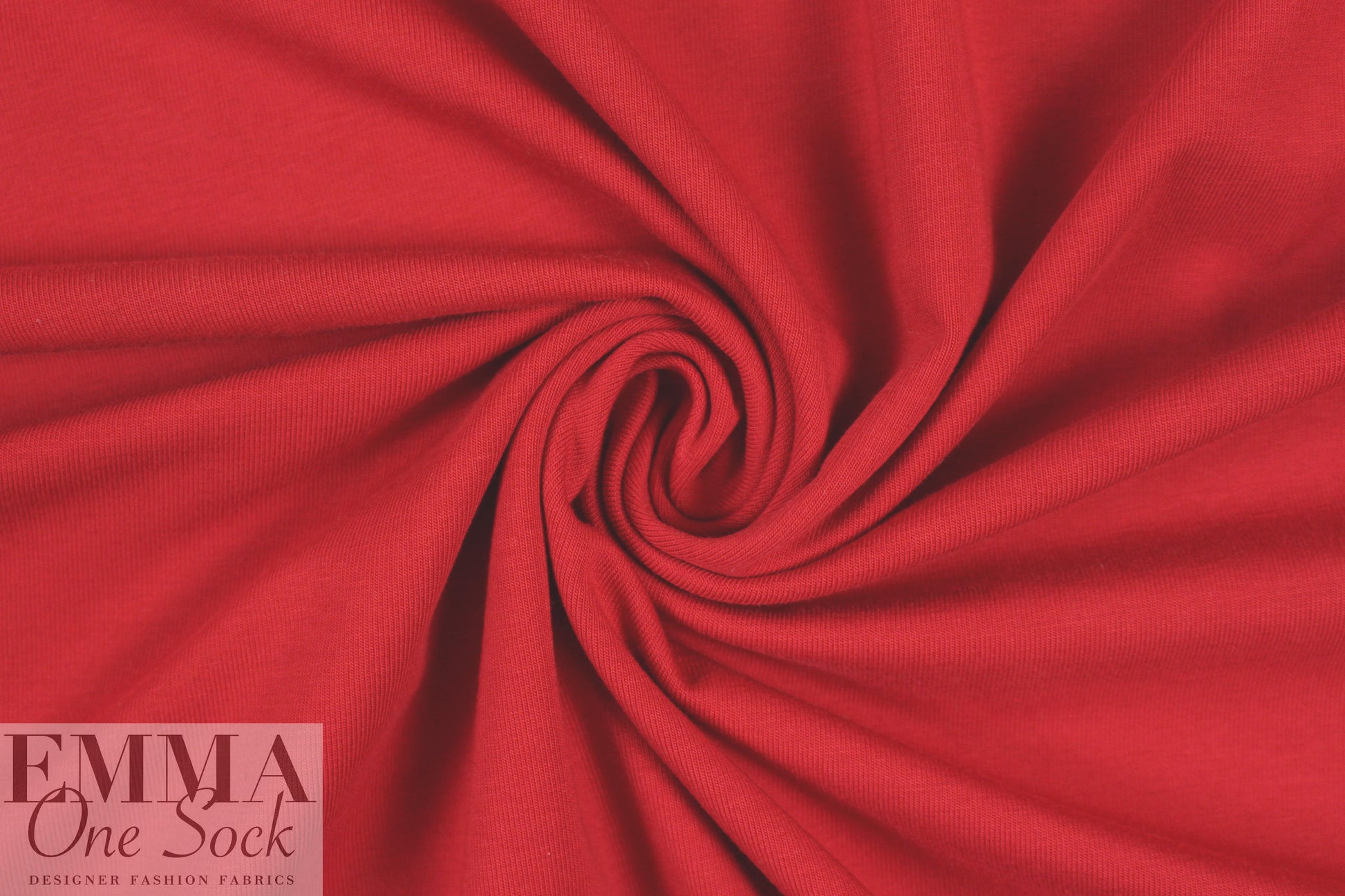 Dutch 220 gms cotton/lycra knit - true red 1.625 yds