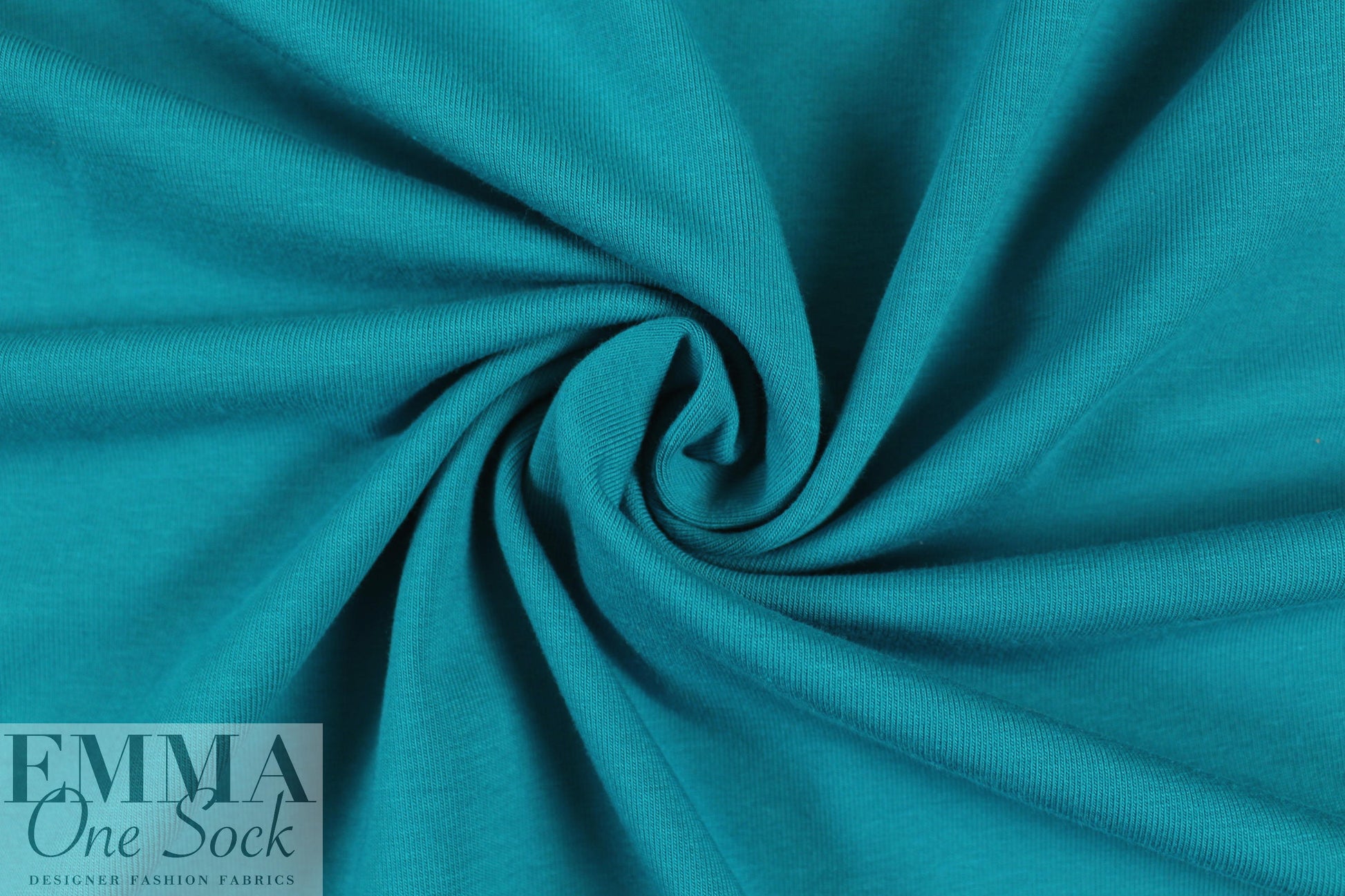 Dutch 240 gms cotton/lycra knit - vivid teal