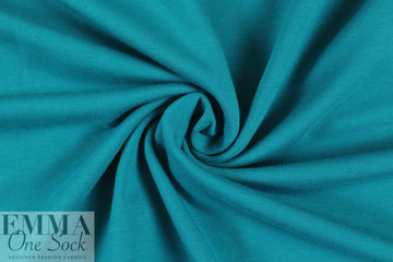 Dutch 240 gms cotton/lycra knit - vivid teal