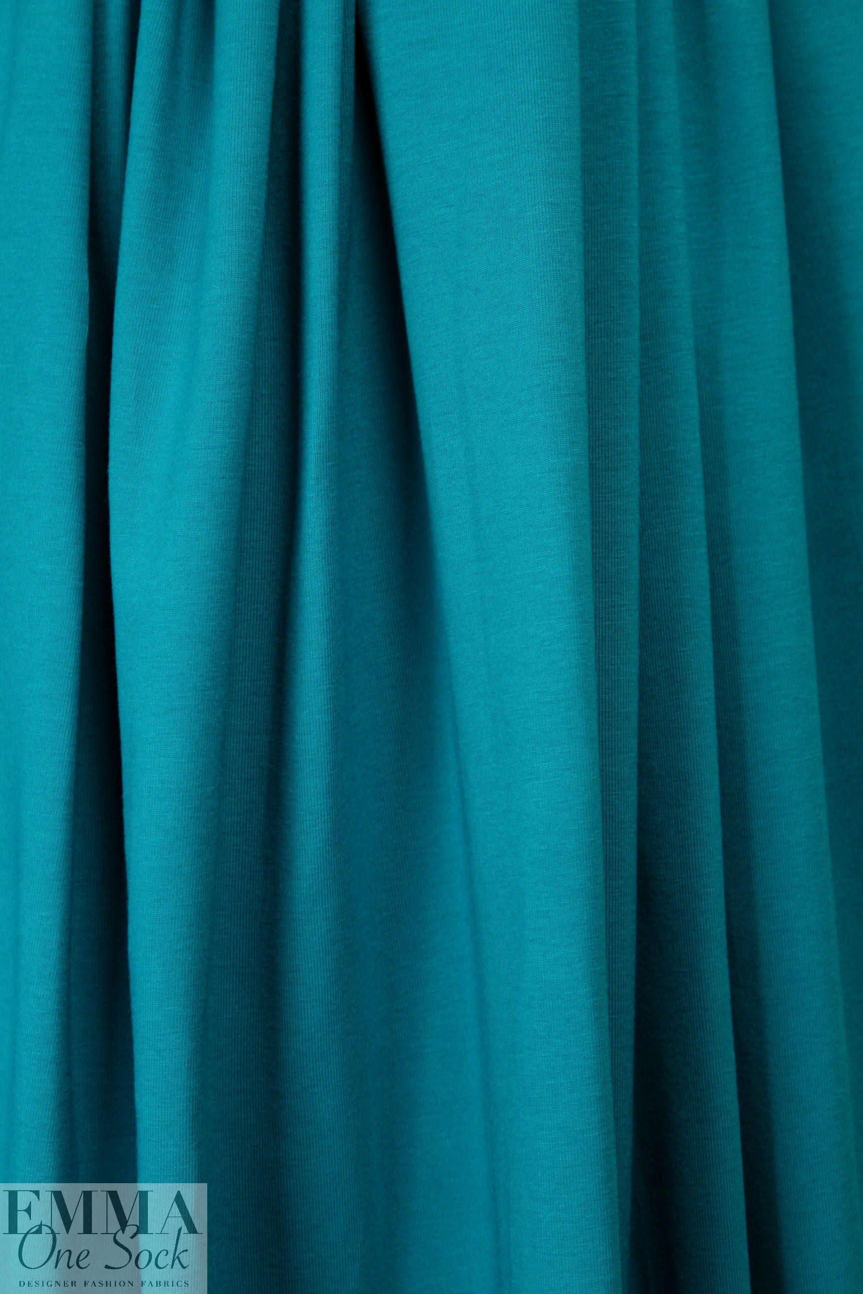 Dutch 240 gms cotton/lycra knit - vivid teal