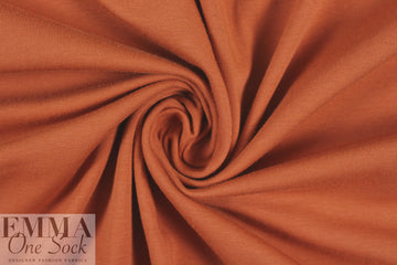 Dutch 220 gms cotton/spandex knit - terracotta 1 yard