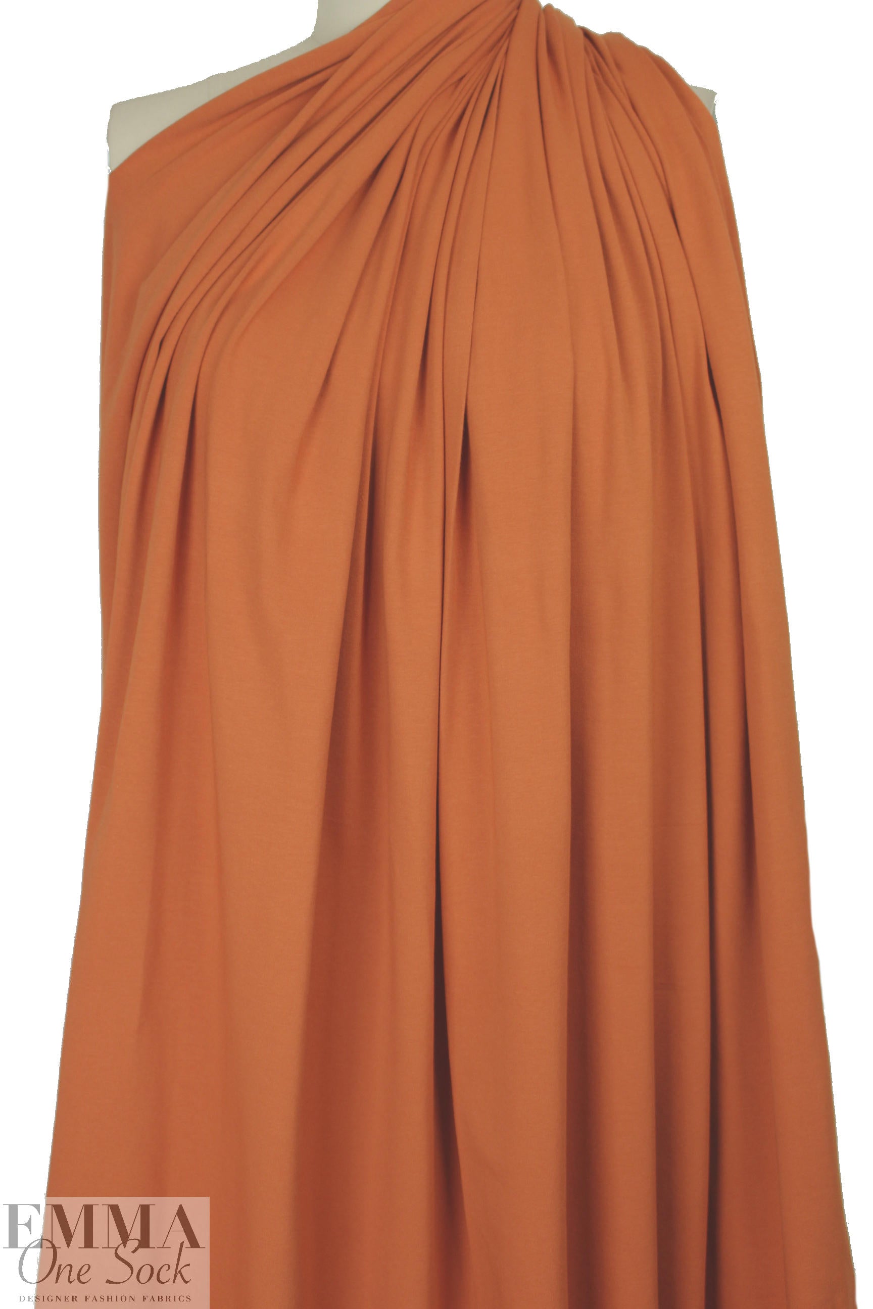 Dutch 220 gms cotton/spandex knit - terracotta .5 yds