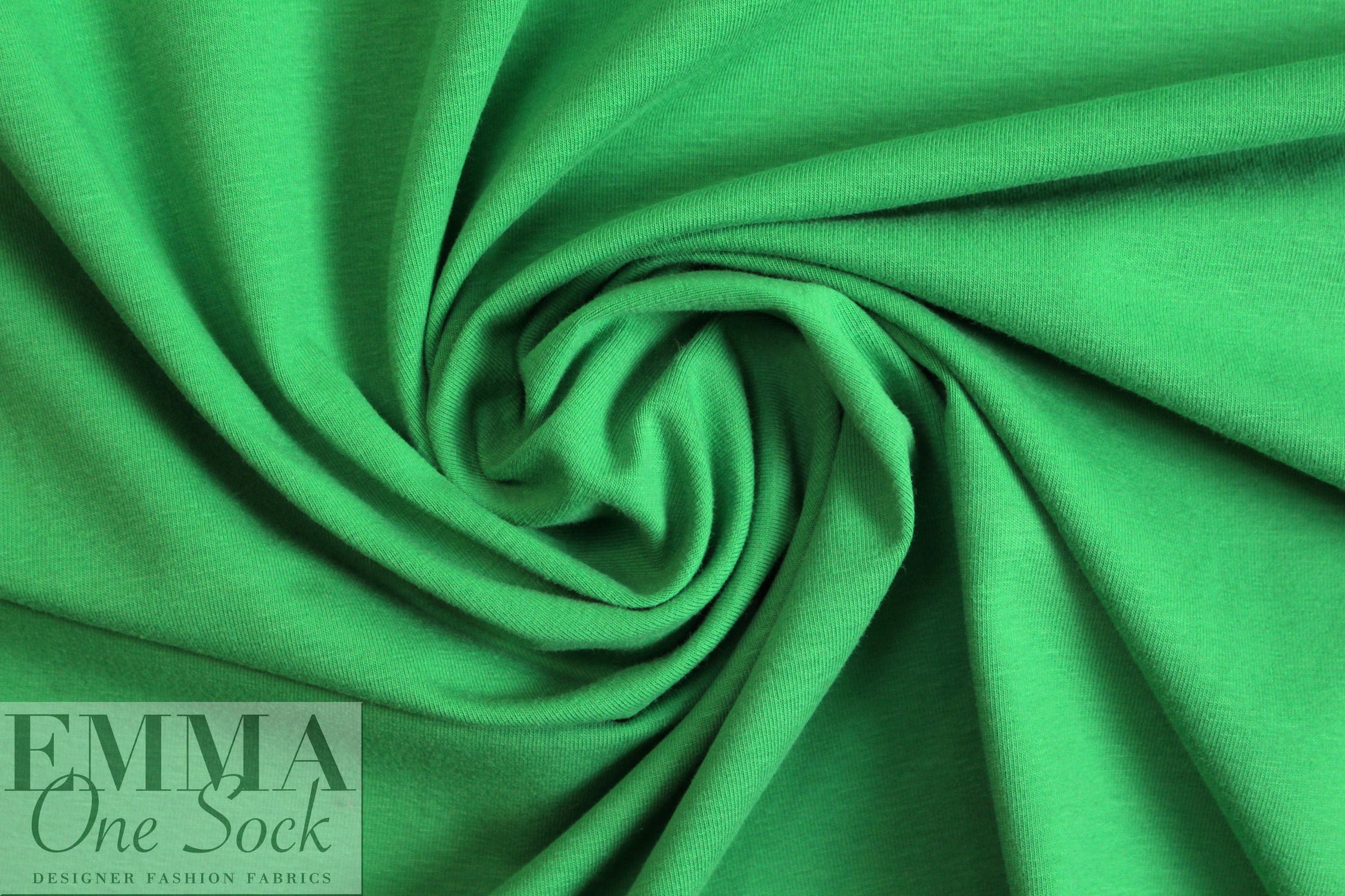 Dutch 220 gms cotton/spandex knit - kelly .875 yds