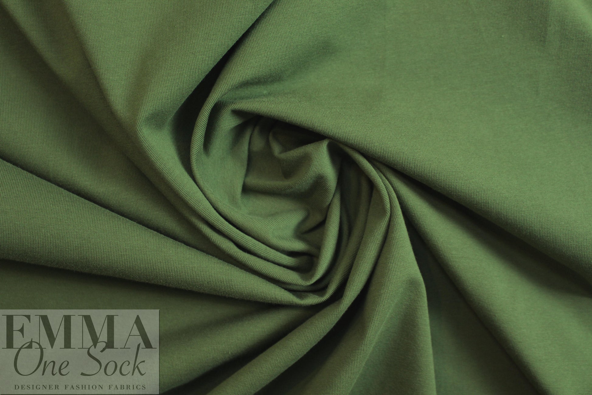 Dutch 220 gms cotton/spandex knit - loden 1.25 yds